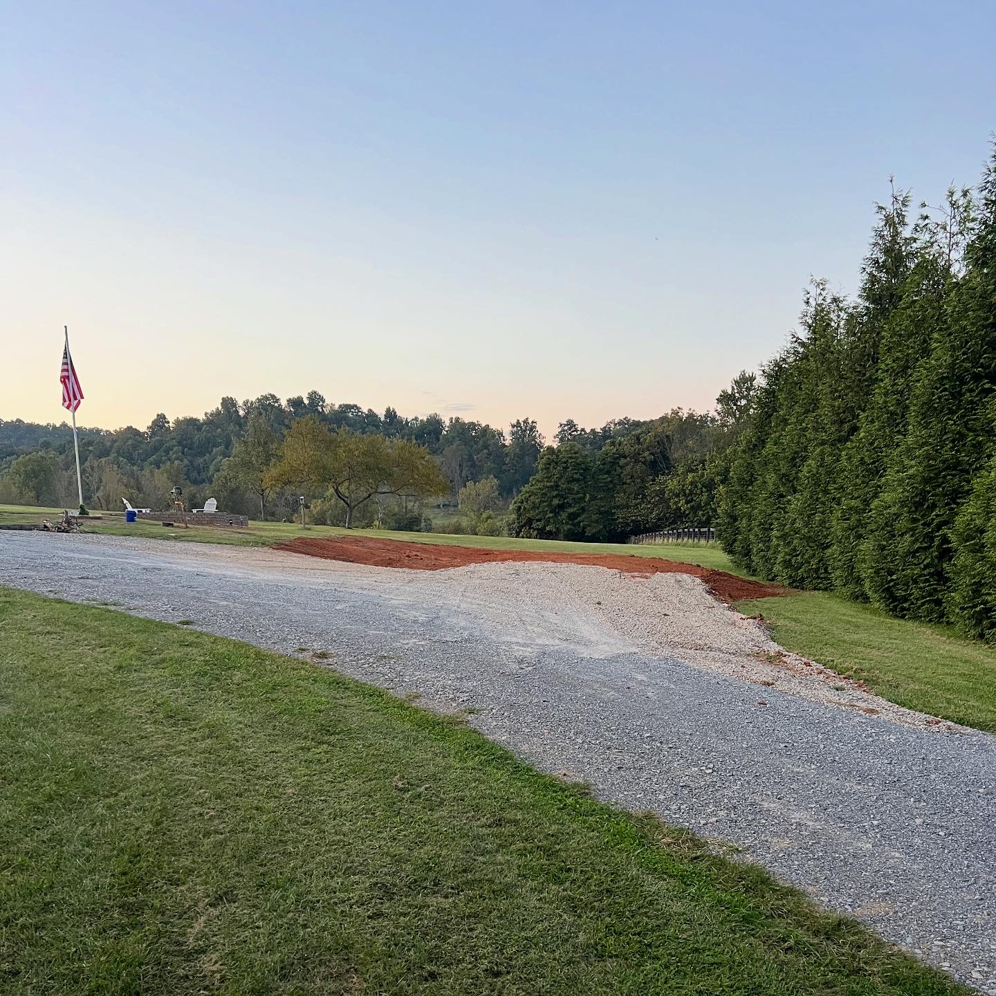 Grading and site preparation in East Tennessee